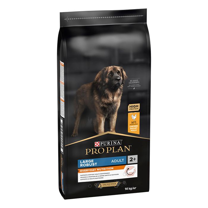 Сухий корм для собак Purina Pro Plan Large Robust Adult 14кг - домашня птиця - masterzoo.ua