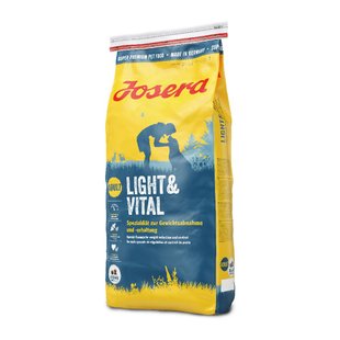 Сухий корм для собак Josera Light & Vital 15 кг - домашня птиця - masterzoo.ua