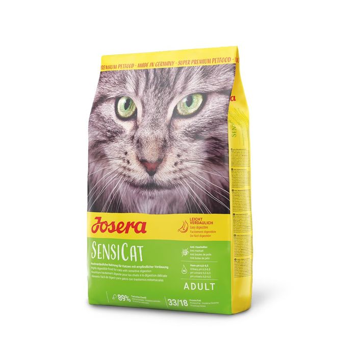 Сухий корм для дорослих котів Josera SensiCat 400 г - домашня птиця - masterzoo.ua