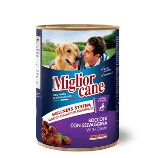 Вологий корм для собак Migliorcane 405 г (дичина) - masterzoo.ua