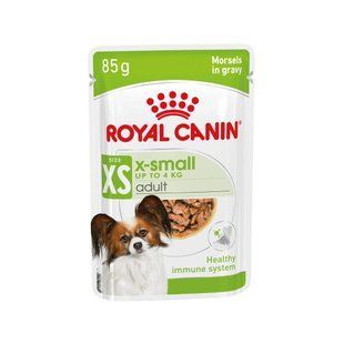 Вологий корм для собак Royal Canin X-Small Adult 85 г - masterzoo.ua