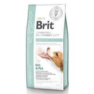 Сухий корм для собак Brit Grain Free Veterinary Diet Struvite 12 кг - яйце - masterzoo.ua