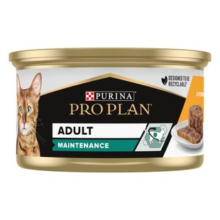 Вологий корм для котів Pro Plan Adult Chicken 85 г - курка - masterzoo.ua