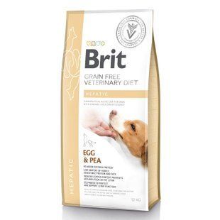 Сухий корм для собак Brit Grain Free Veterinary Diet Hepatic 12 кг - яйце - masterzoo.ua