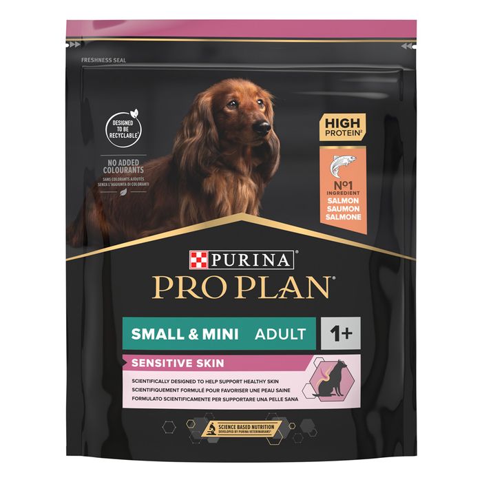 Сухий корм для собак Purina Pro Plan Small & Mini Sensitive 700 г - лосось - masterzoo.ua