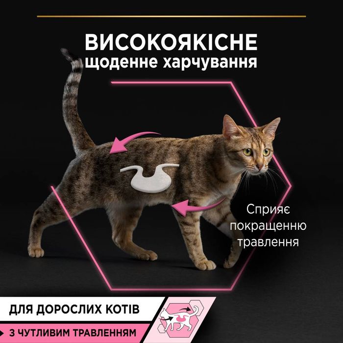 Набір вологого корму для котів Pro Plan Adult Delicate Digestion 10 шт х 85 г - індичка та океанічна риба - masterzoo.ua