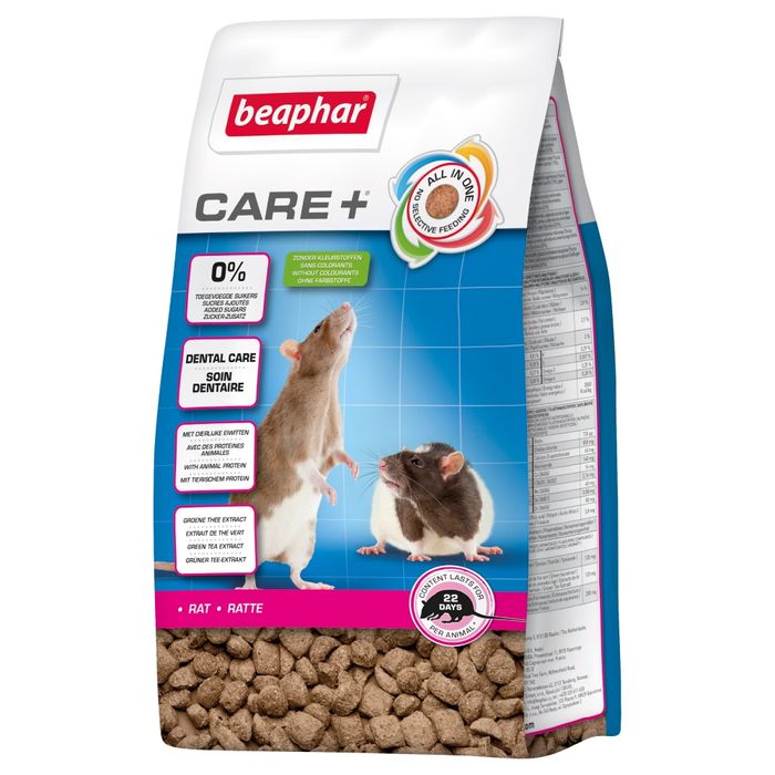 Корм для щурів Beaphar CARE+ Rat 250 г - masterzoo.ua