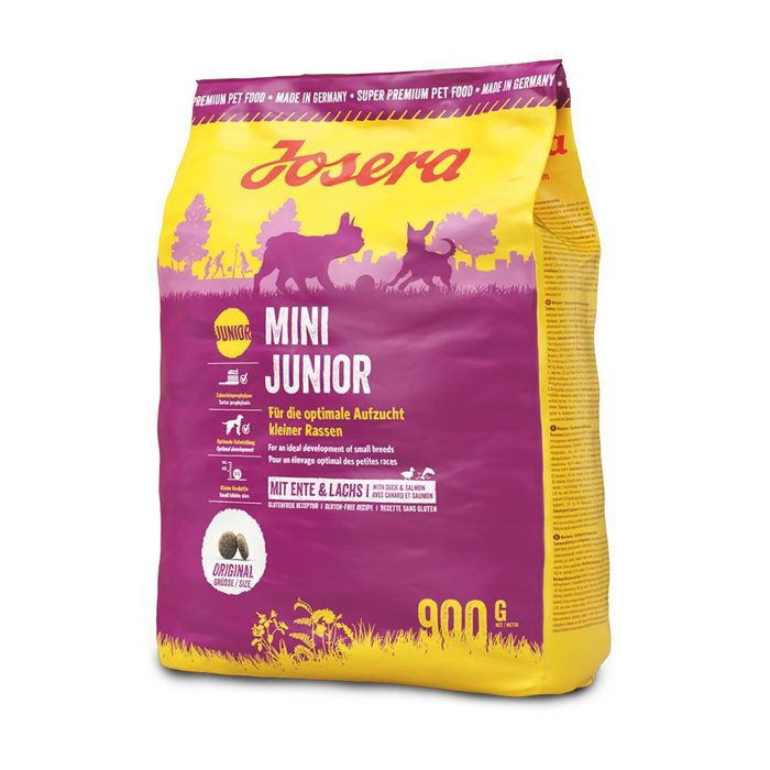 Сухий корм для цуценят Josera Mini Junior 900 г - качка та рис - masterzoo.ua