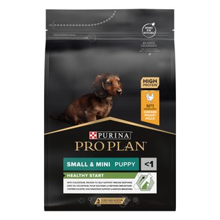 Сухий корм для цуценят та молодих собак Pro Plan Puppy Small & Mini 3 кг - курка - masterzoo.ua