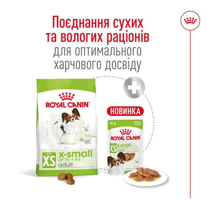 Сухий корм для собак Royal Canin X-Small Adult 1,5 кг - masterzoo.ua