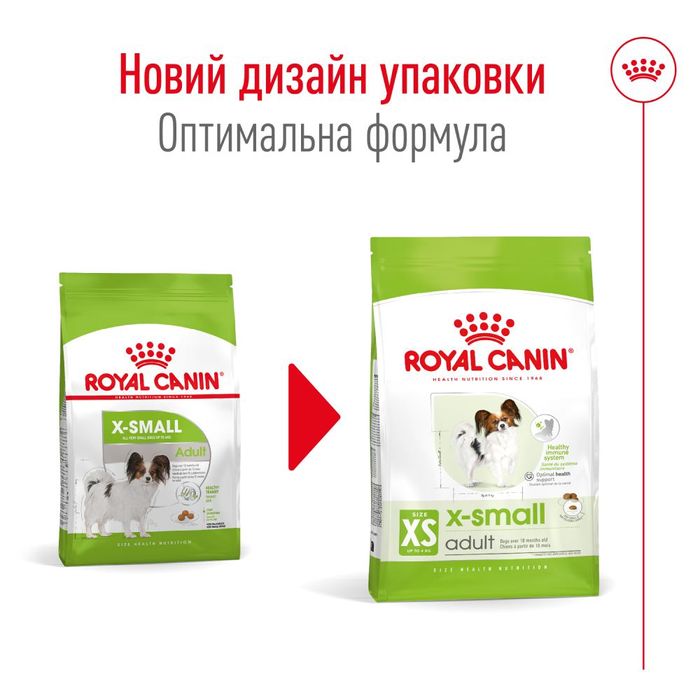 Сухий корм для собак Royal Canin X-Small Adult 1,5 кг - masterzoo.ua