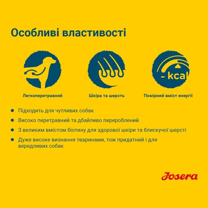 Сухий корм для собак Josera Sensi Plus 900 г - домашня птиця - masterzoo.ua