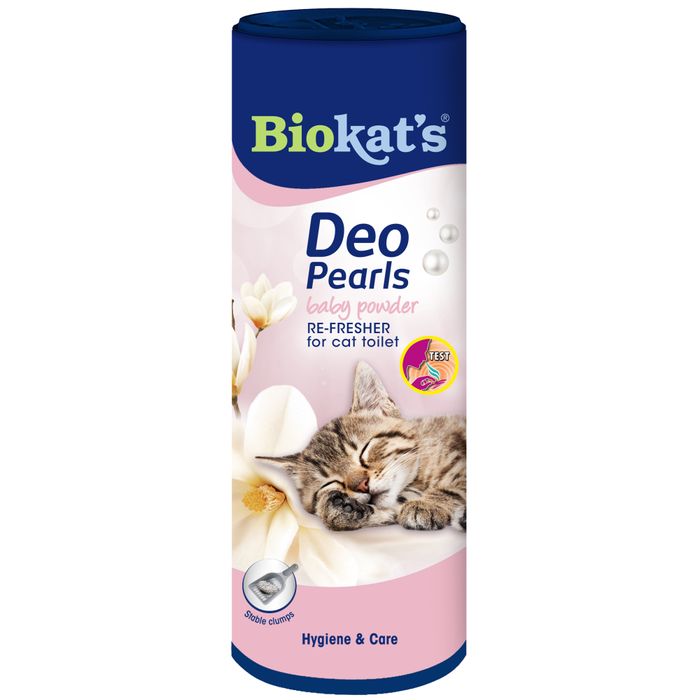 Дезодорант для котячого туалету Biokat's Deo Pearls 700 г - дитяча присипка - masterzoo.ua