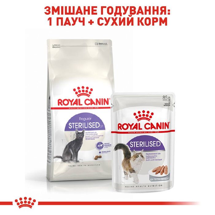 Сухий корм для котів Royal Canin Sterilised 37, 2 кг - masterzoo.ua