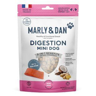 Marly & Dan Digestion Mini ласощі для собак 50 г - лосось - masterzoo.ua