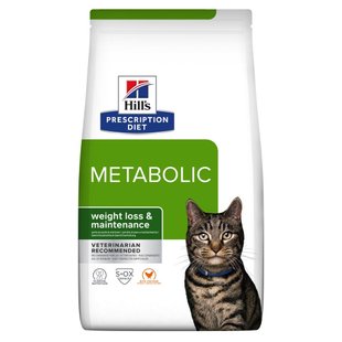 Сухий корм для котів Hill’s Prescription Diet Metabolic 1,5 кг - курка - masterzoo.ua