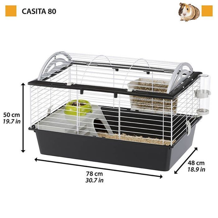 Ferplast Casita 80 клітка для гризунів 78x48x50 см - колір в асортименті - masterzoo.ua