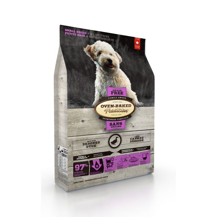 Сухий корм Oven-Baked Tradition Dog Small Breed Grain Free 1 кг - качка - masterzoo.ua