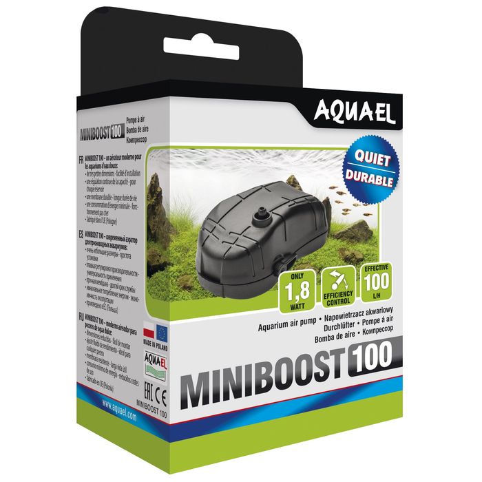 Компресор Aquael «Miniboost 100» для акваріума до 100 л - masterzoo.ua