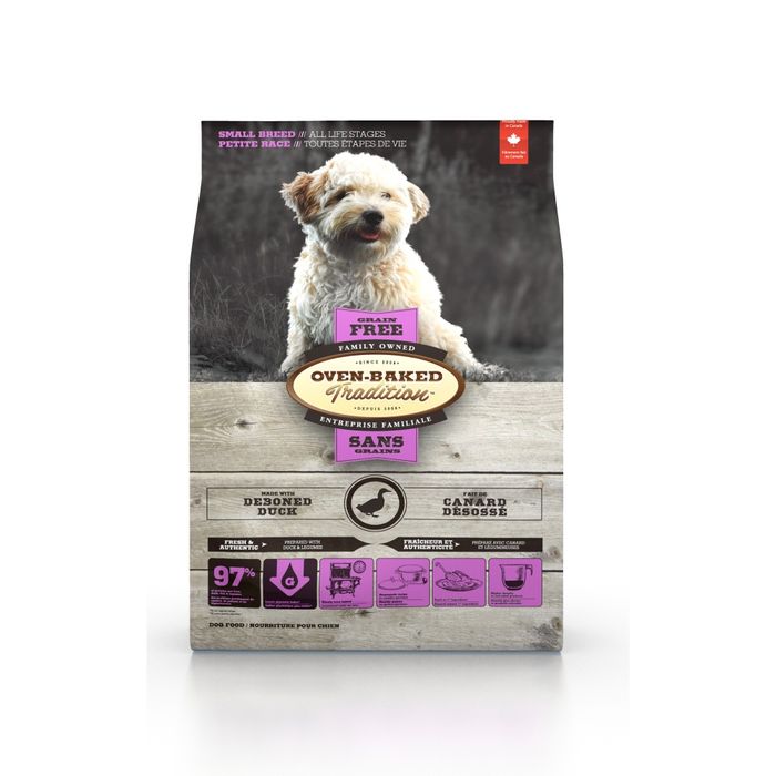 Сухий корм Oven-Baked Tradition Dog Small Breed Grain Free 1 кг - качка - masterzoo.ua