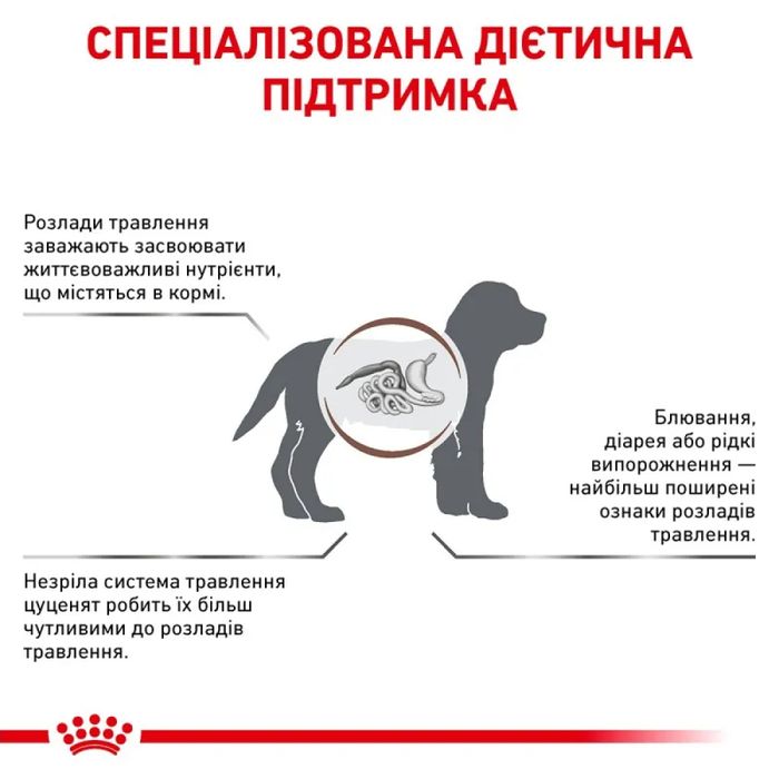 Сухий корм для цуценят Royal Canin Gastrointestinal 1 кг - masterzoo.ua