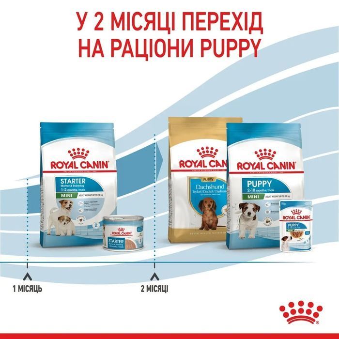 Сухий корм для цуценят Royal Canin Mini Starter 1 кг - masterzoo.ua