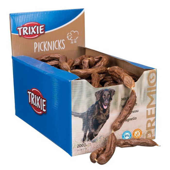 Ласощі для собак Trixie PREMIO Picknicks сосиски 1,6 кг / 200 шт. (ягня) - masterzoo.ua